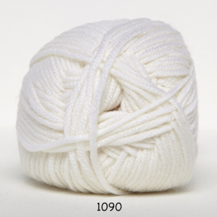 Merino Cotton  Hvid  50    Nr  1090