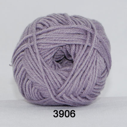 Merino Cotton  Lys Lilla  50    Nr  3906