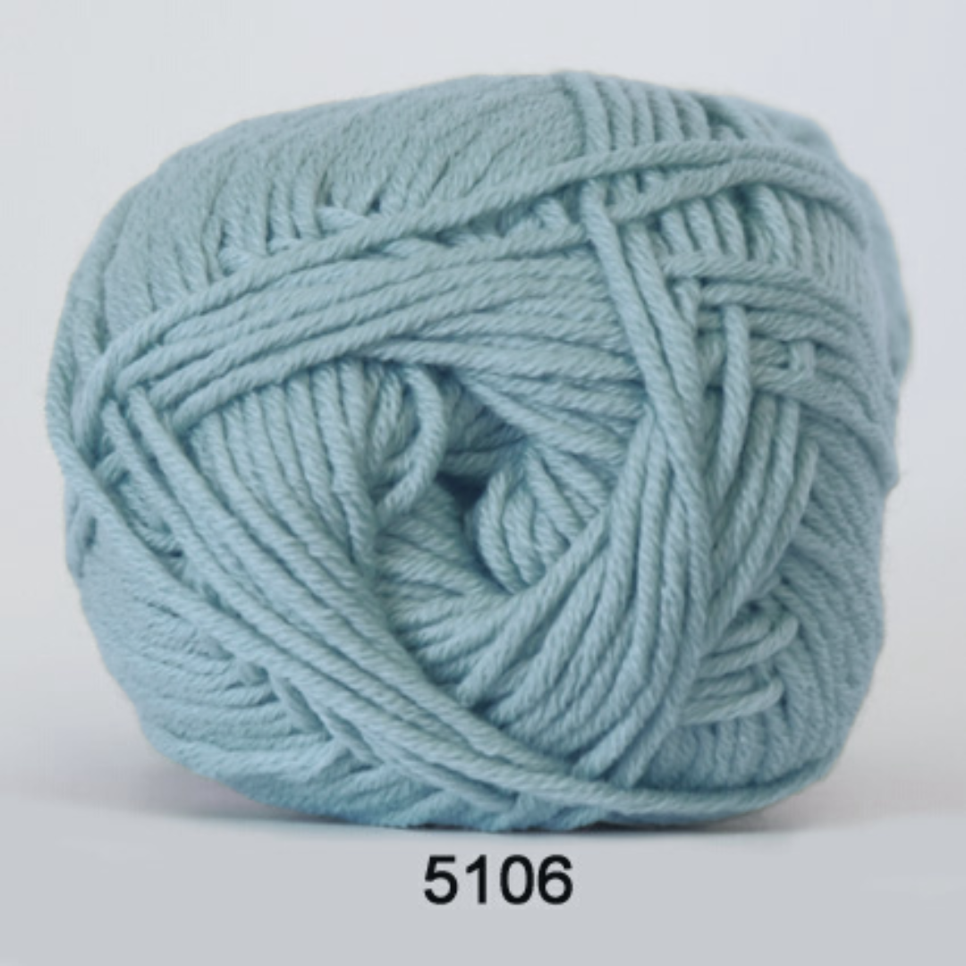 Merino Cotton  Lyseblå  50    Nr  5106