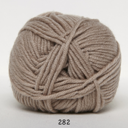 Merino Cotton  Lysebrun  50    Nr  282