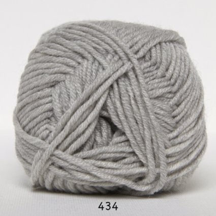 Merino Cotton  Lysegrå  50    Nr  434