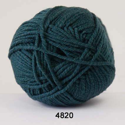 Merino Cotton  Mørk Havblå  50    Nr  4820