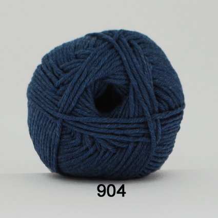 Merino Cotton  Mørk Jeansblå  50    Nr  904