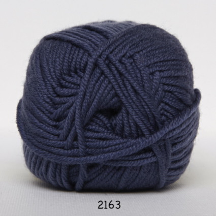 Merino Cotton  Mørk Jeansblå  50    Nr  2163