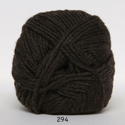 Merino Cotton  Mørkebrun  50    Nr  294