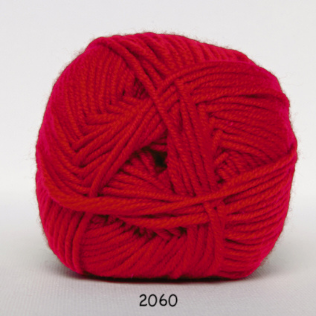 Merino Cotton  Rød  50    Nr  2060