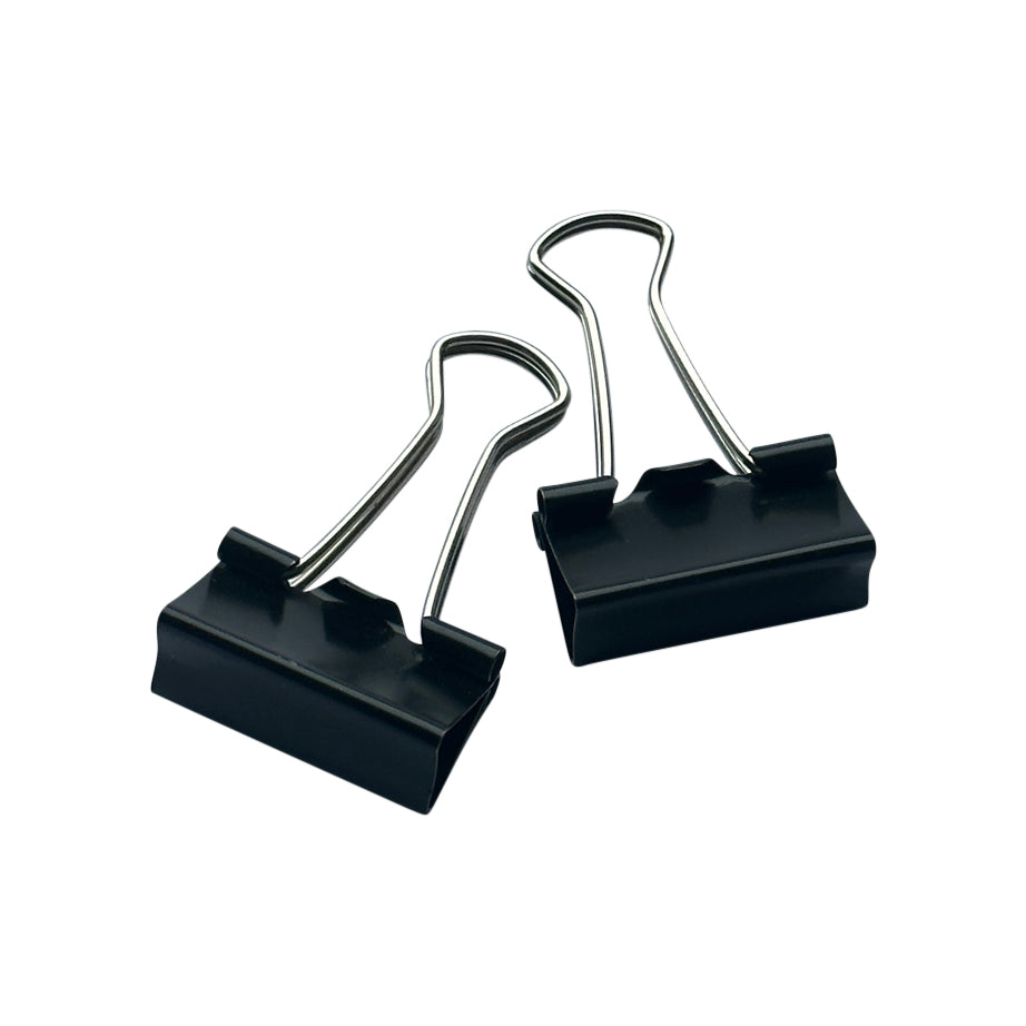 Metalklemmer  Sort  19 Mm