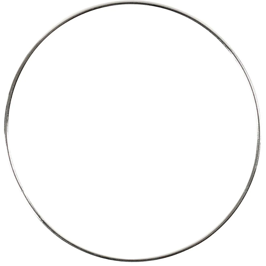 Metalring  Sølv    Cm  10 Stk