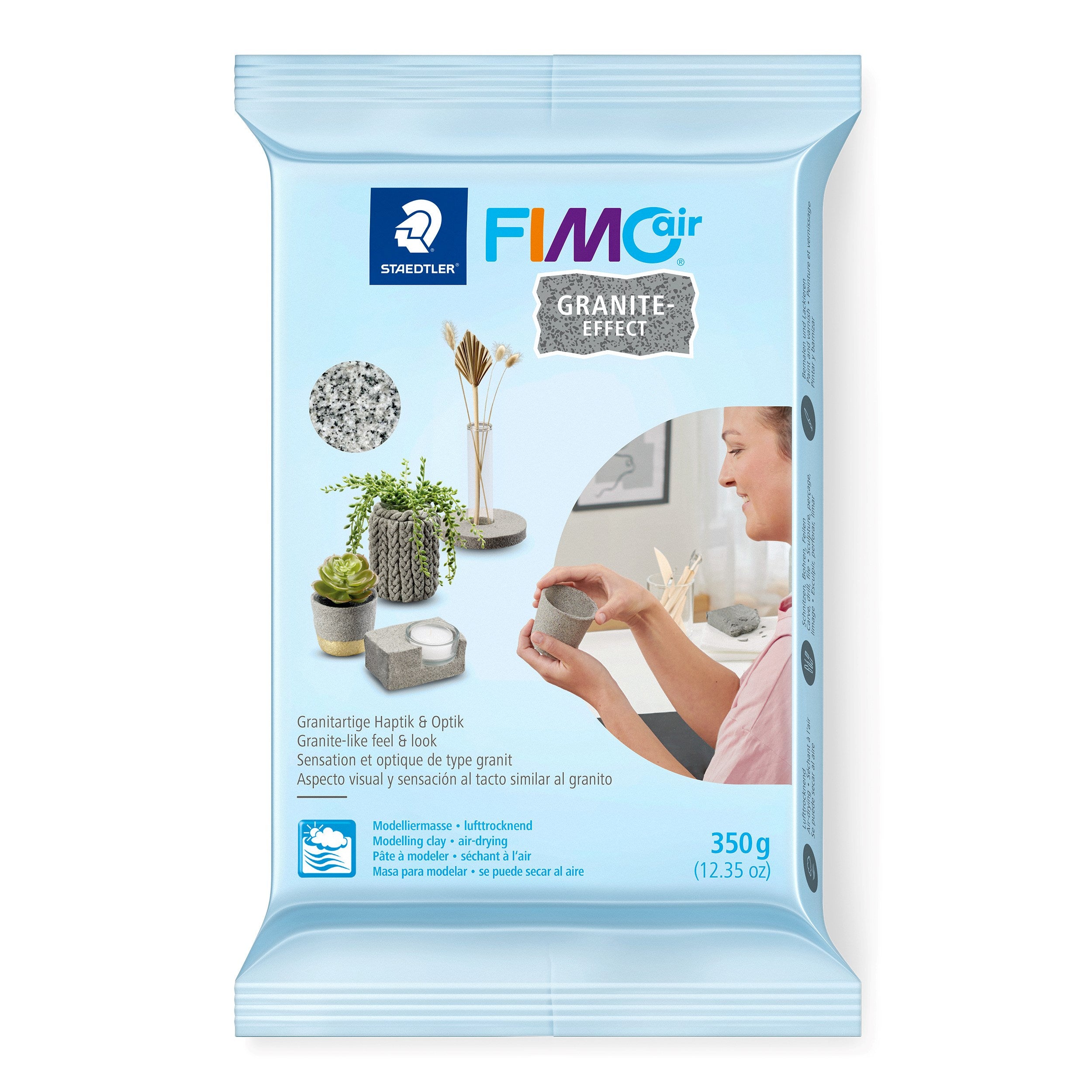 Modeller Fimo Air Granit-effect 350g Grå