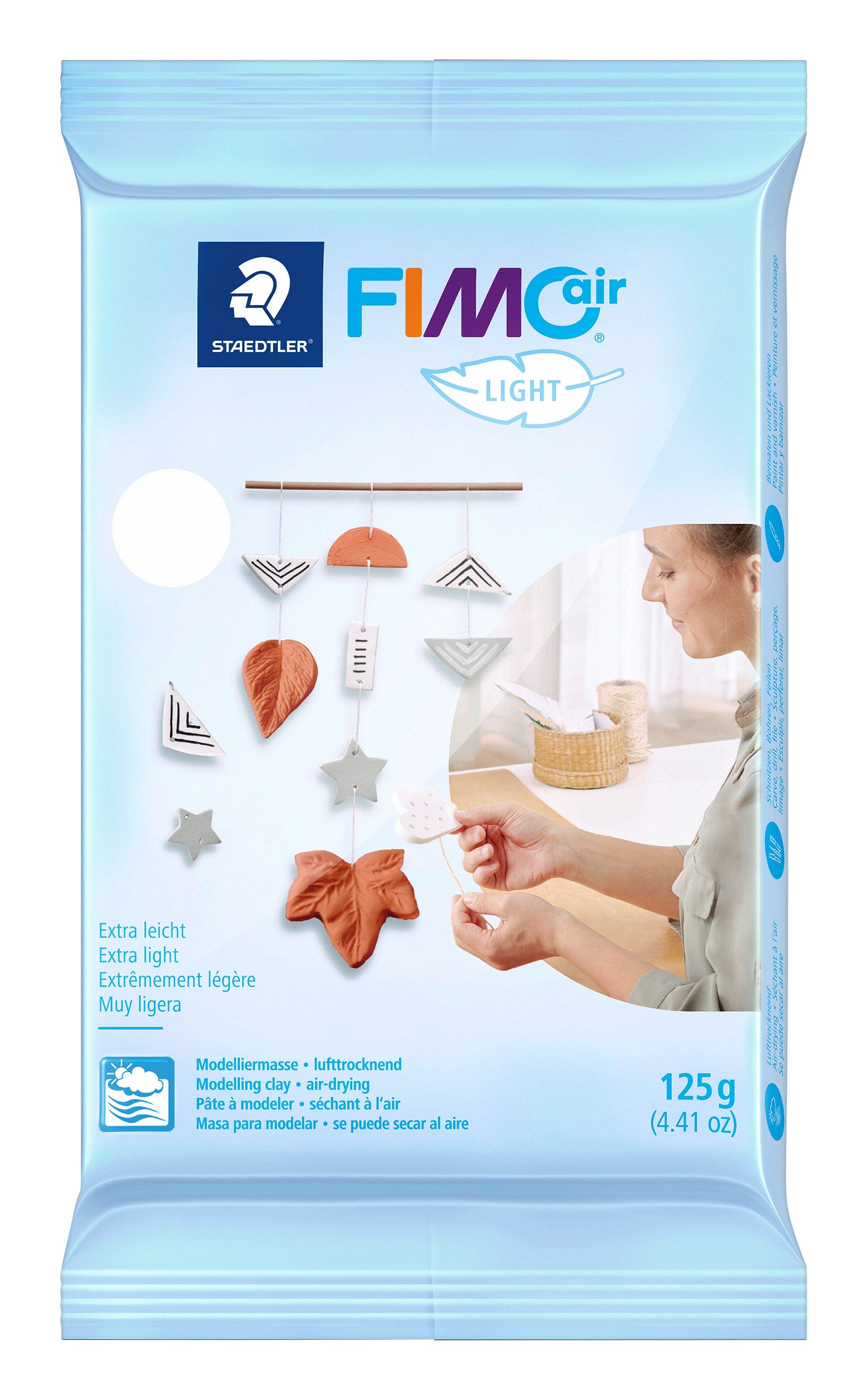Modeller Fimo Air Light 125g Hvid