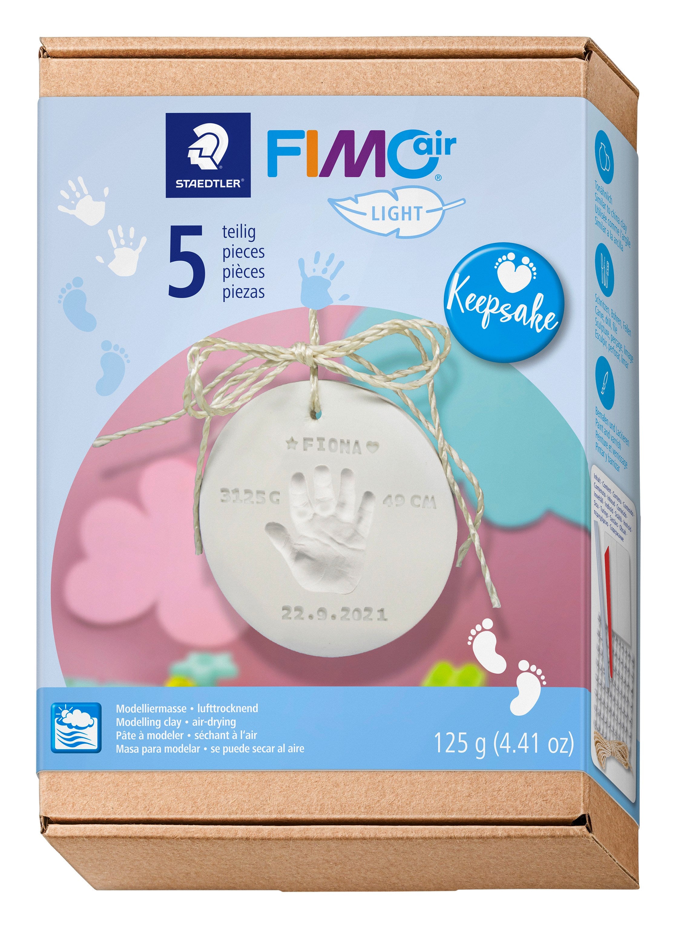 Modeller Fimo Air Mixed Sæt Hånd Fod Tryk