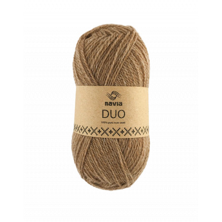 Navia Duo Garn 25 Lys Brun