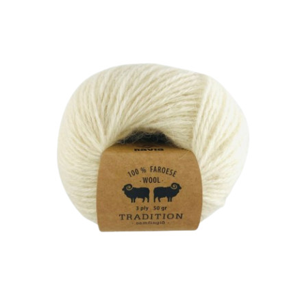 Navia Tradition Garn 901 Hvid