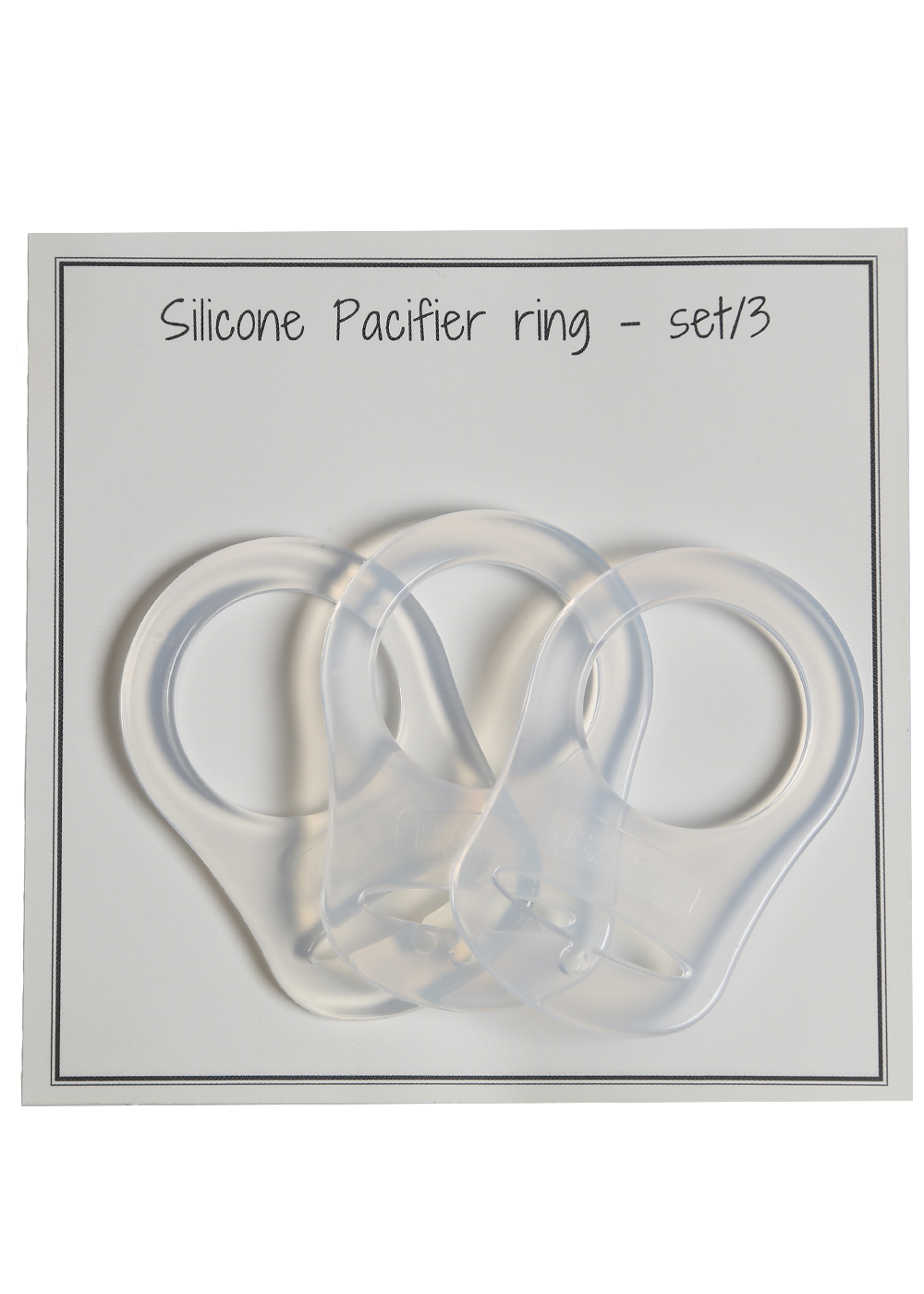 -ring Med Adapter    Stk  Transparent