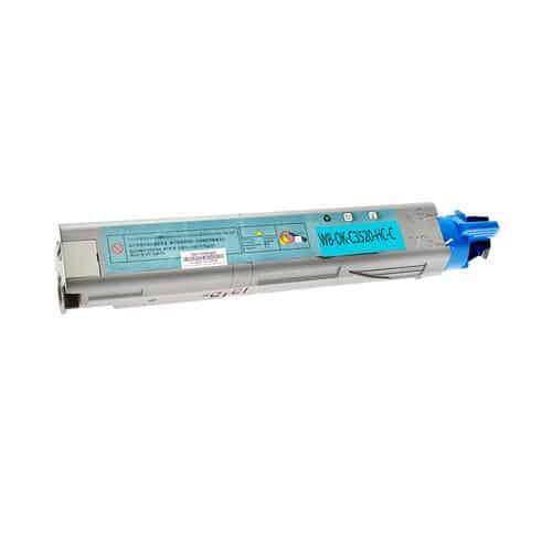 Oki 43459371 Cyan Toner   500 Sider 43459371 Kompatibel