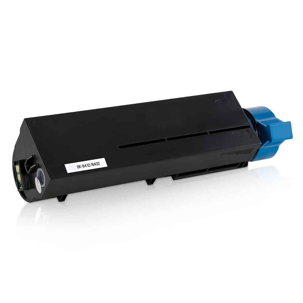 Oki 45807102 Sort Toner   000 Sider B412 432 512 472 492 562 Kompatibel