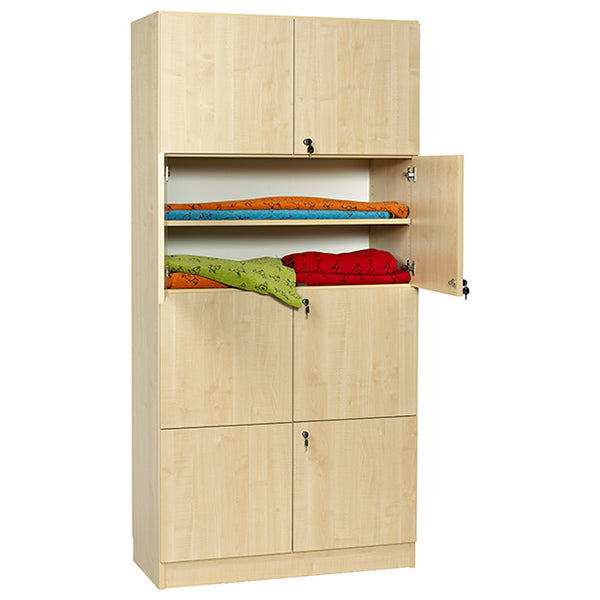 Opbevaringsskab Mora 2100x1000x470mm Birk   Døre