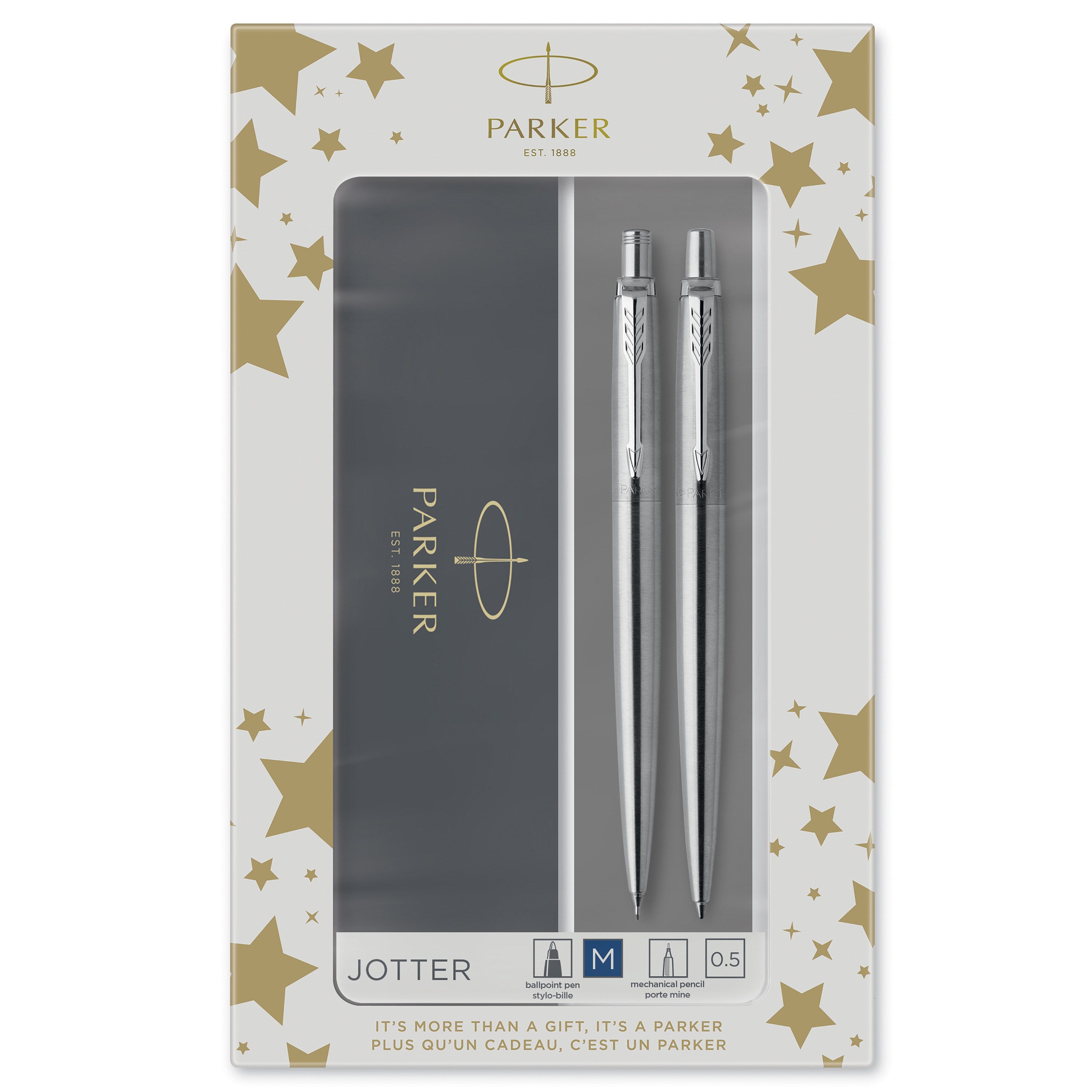 Parker Duosæt Jotter 77  Recycled Ct Kuglepen Stiftblyant Sø