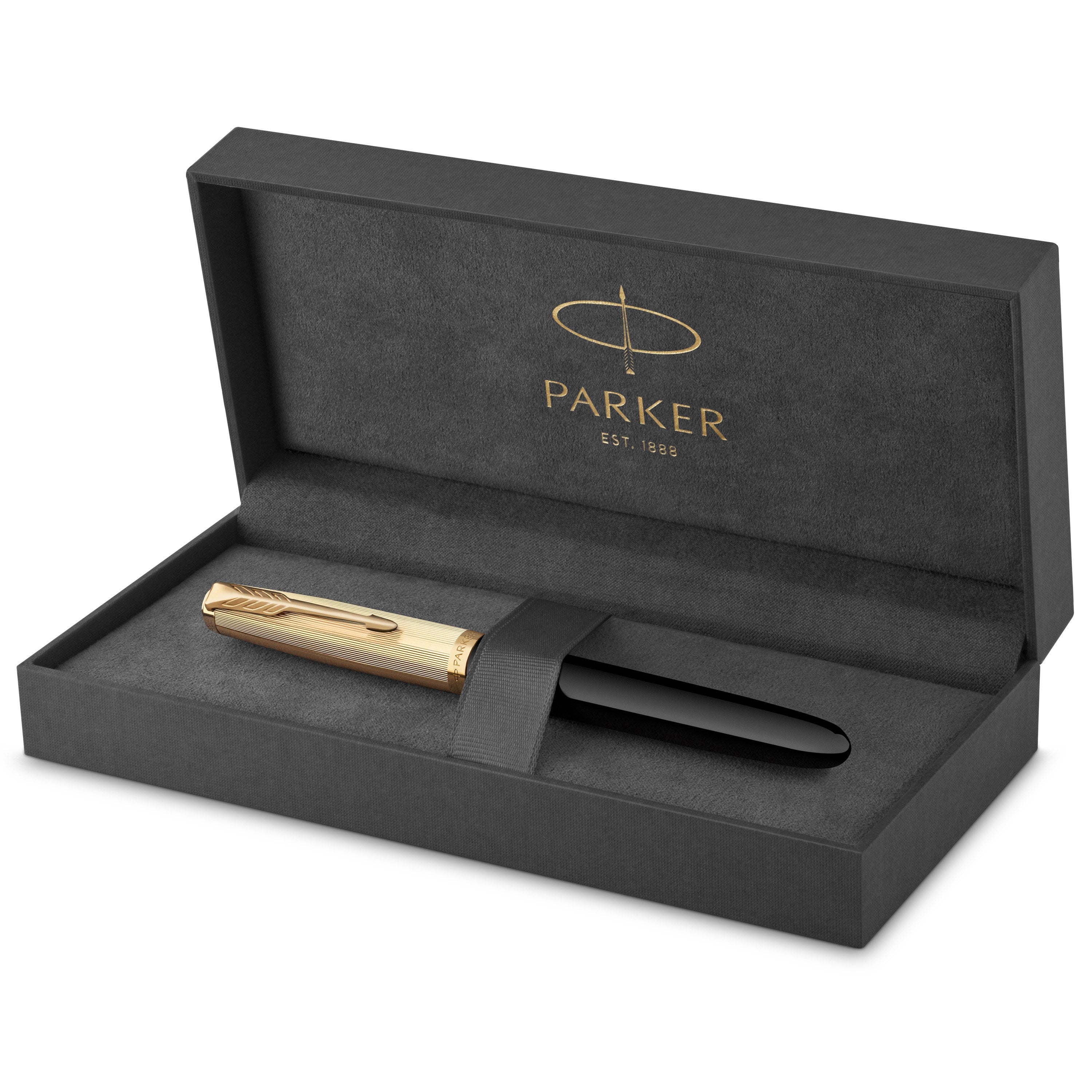 Parker 51 Fyldepen Deluxe   Gaveæske Sort Guld