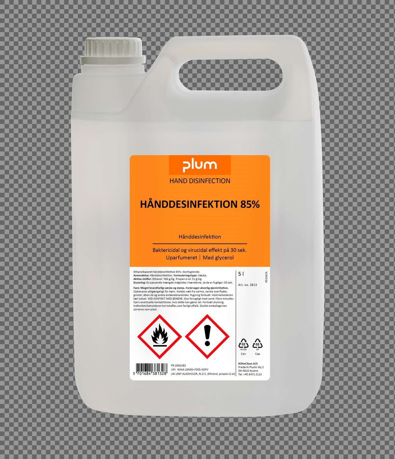 Plum Hånddesinfektion 85  Flydende     Dunk
