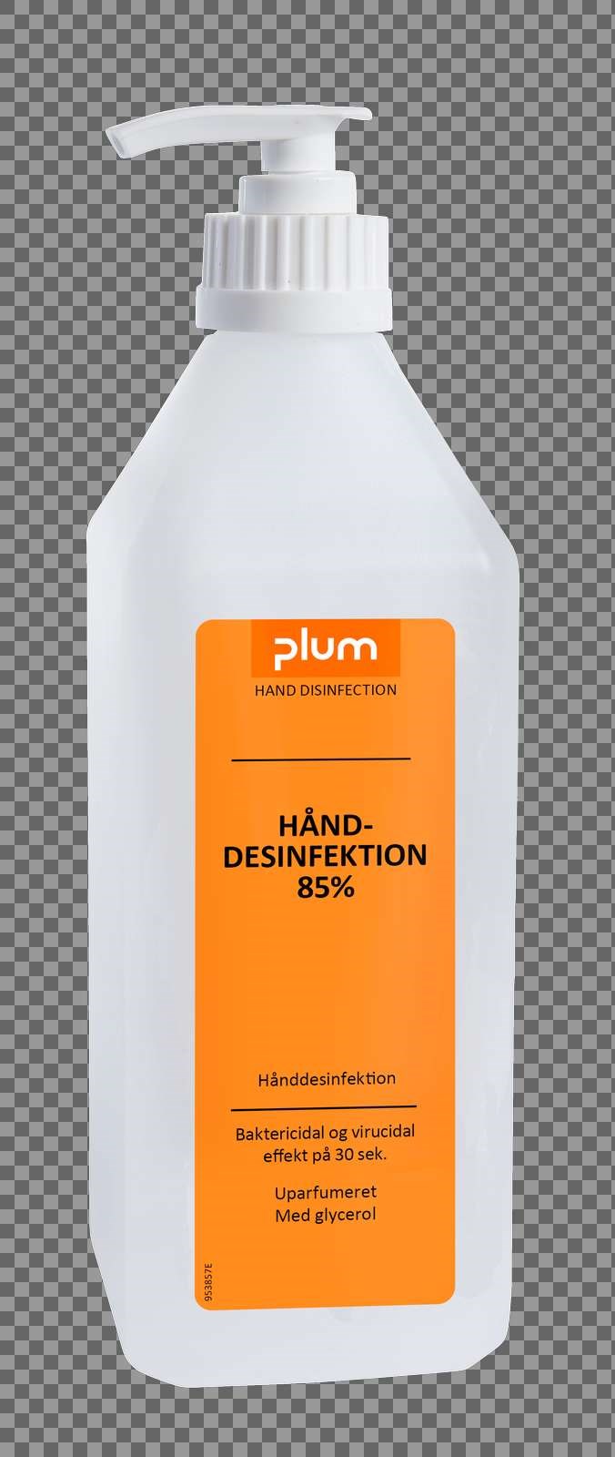 Plum Hånddesinfektion 85  Flydende 600 Ml Pumpeflaske