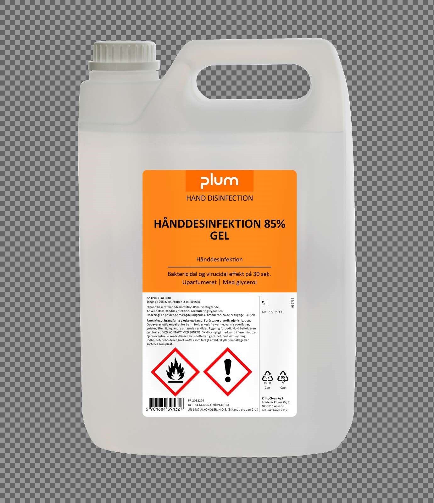 Plum Hånddesinfektion 85  Gel     Dunk