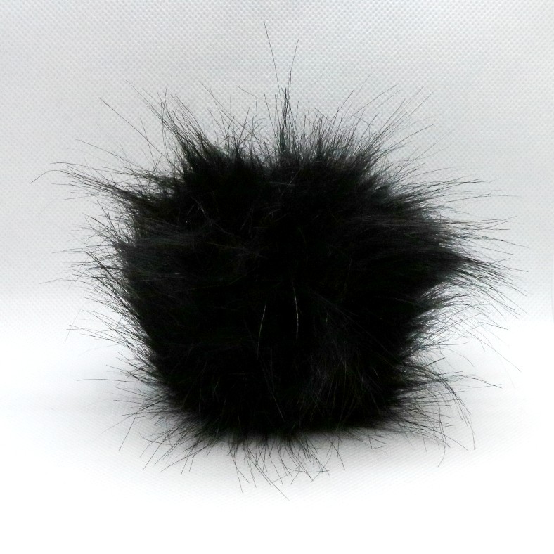Pompon  Akryl  120 Mm  Sort