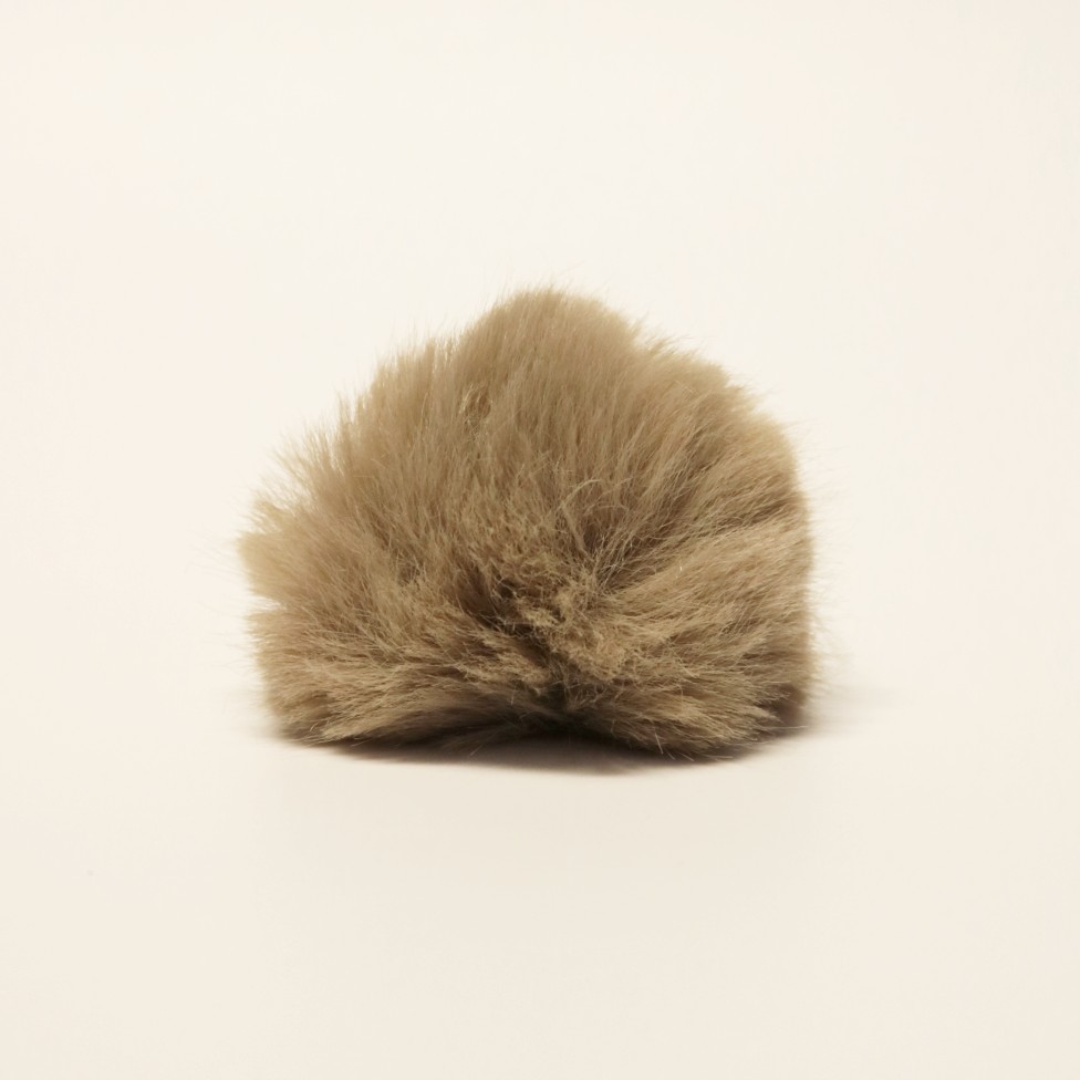 Pompon  Poly-akryl  80 Mm  Natur