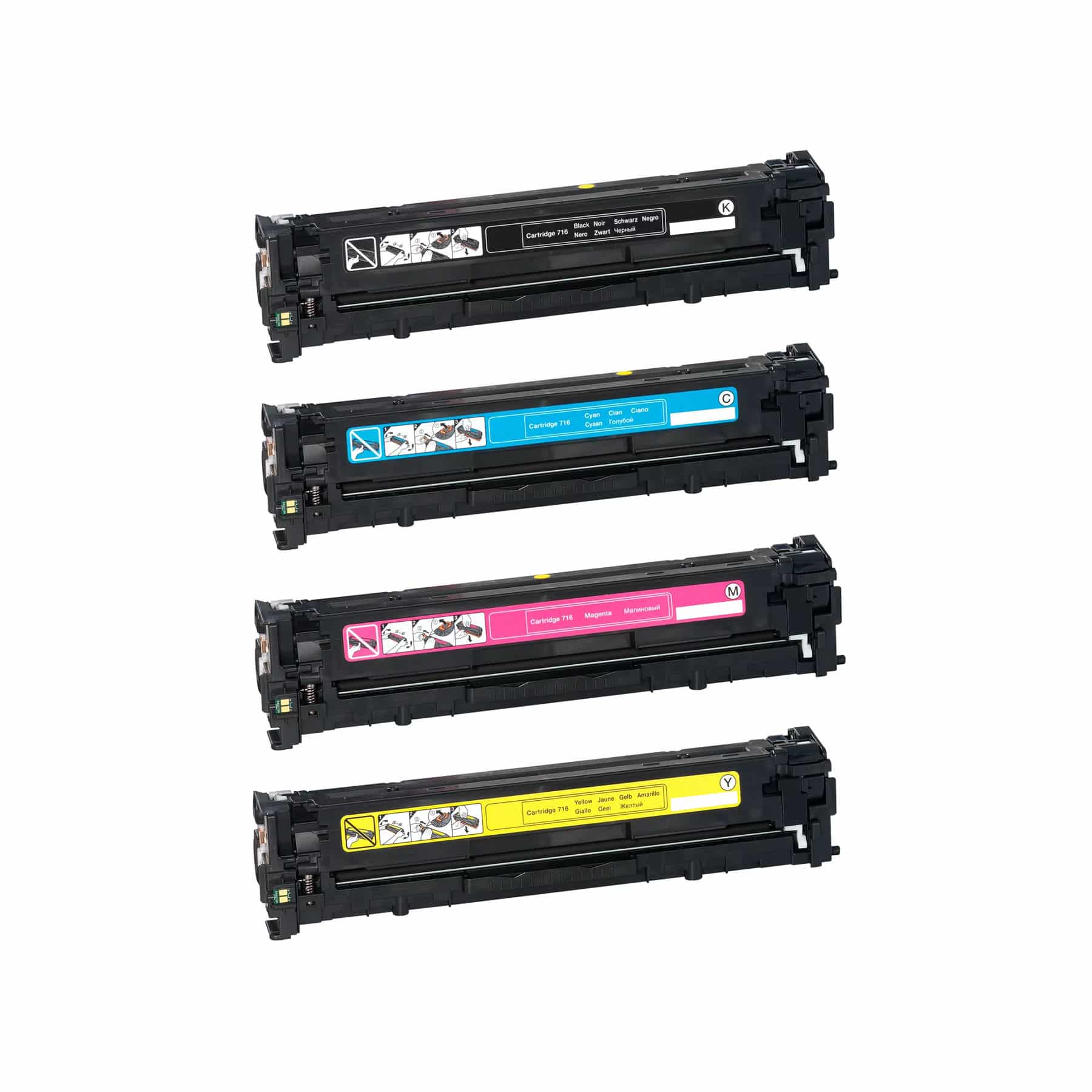 Rabat Sæt  Canon 716 Bk- - -  Toner   800 Sider Kompatibel 1980b002-1977b002