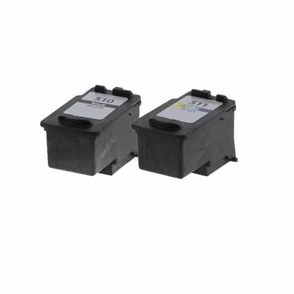 Rabat Sæt  Canon Pg-510   Cl-511     Sort     Farve Kompatibel Pg-510 18 Ml