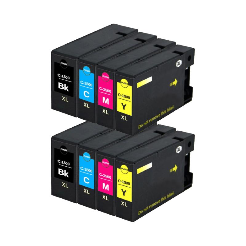 Rabat Sæt  Canon Pgi-1500    Stk Bk- - -  Blækpatron 142 Ml Kompatibel   Farver