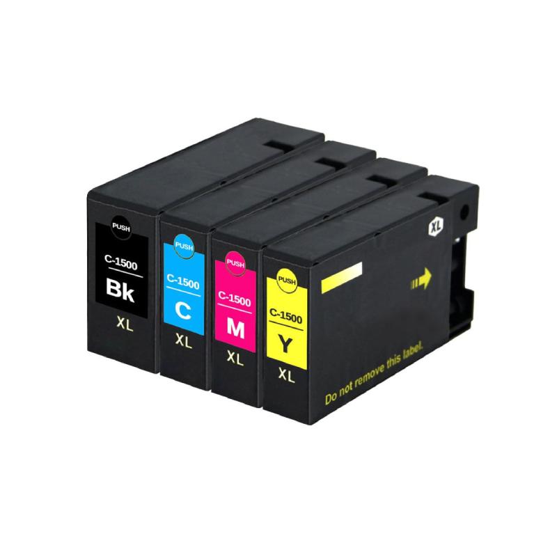Rabat Sæt  Canon Pgi-1500    Stk Bk- - -  Blækpatron 71 Ml Kompatibel   Farver
