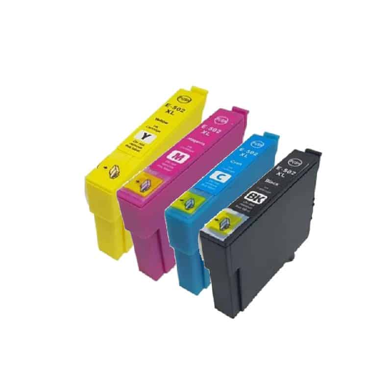 Rabat Sæt  Epson 502      Farver Bk- - -   Kompatibel  502  49 Ml