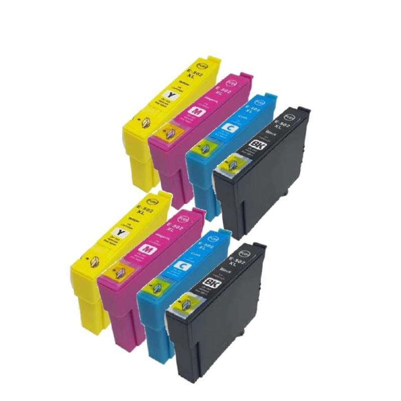 Rabat Sæt  Epson 502      Farver     Bk- - -   Kompatibel  502  98 Ml