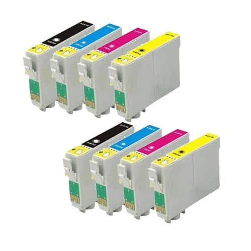 Rabat Sæt  Epson T1291 T1294       Farver Bk- - -  Uoriginal -t1291 102 Ml