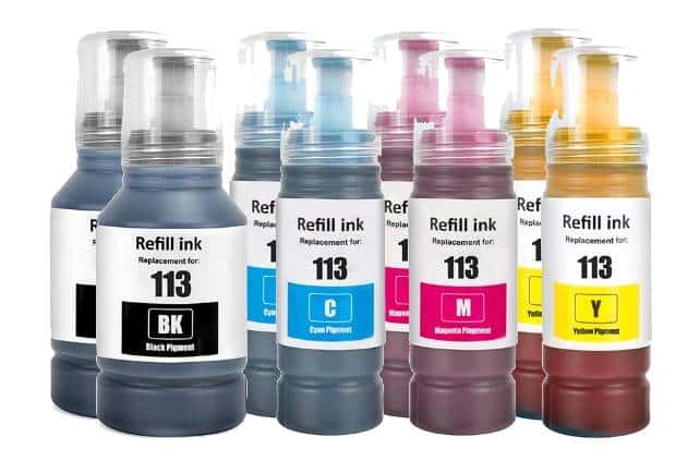 Rabat Sæt  Epson 113 2x Bk- - -  Blækrefill 680 Ml Kompatibel