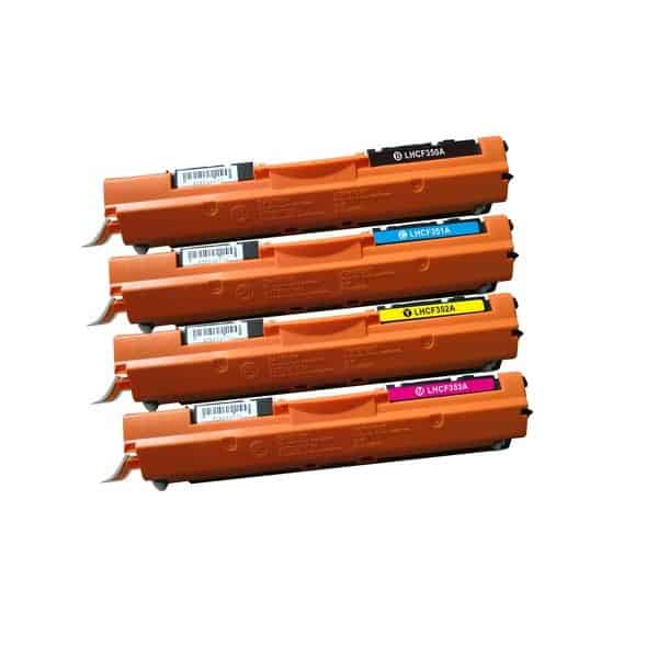 Rabat Sæt  Hp 130a   Farver Bk- - -  Kompatibel 130a   300 Sider