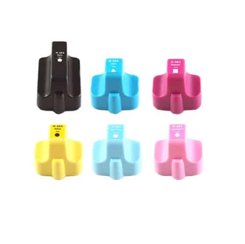 Rabat Sæt  Hp 363   Farver Bk- - -  Lc-lm Kompatibel 363 100 Ml