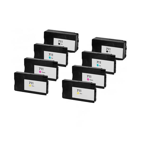 Rabat Sæt  Hp 711       Farver Bk- - -  Kompatibel 711 328 Ml