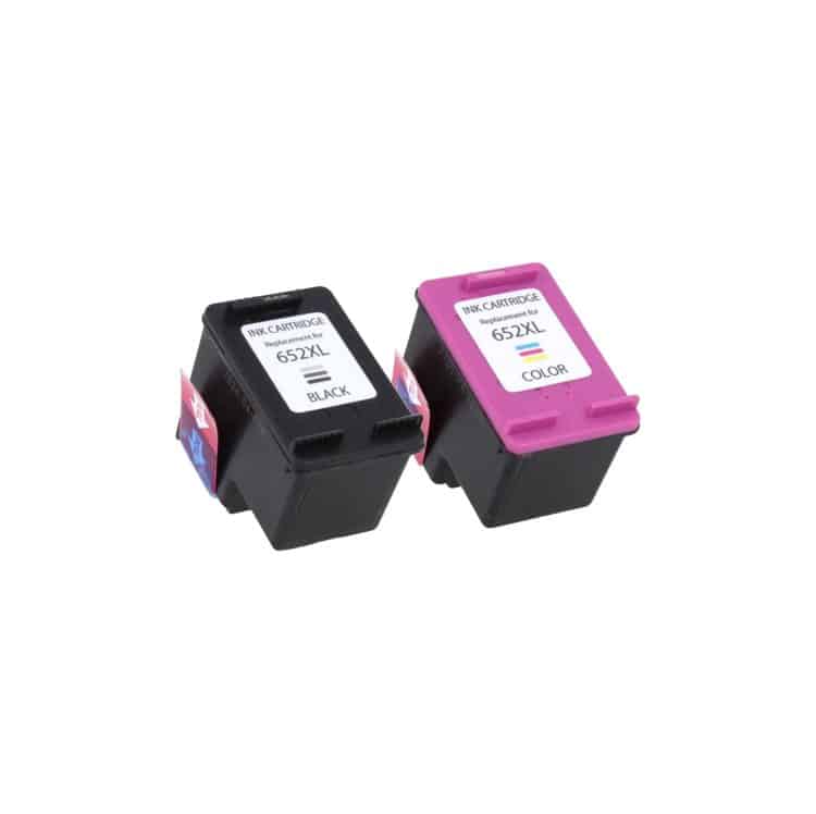 Rabat Sæt  Hp 652      Sort     Farve Kompatibel 652    800 Sider