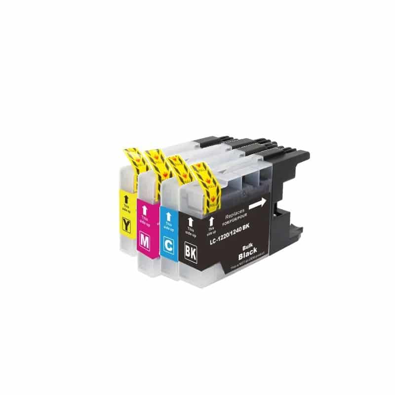 Rabat Sæt   Lc1240   Farver Bk- - -  Kompatibel Brother Lc1240 50 Ml