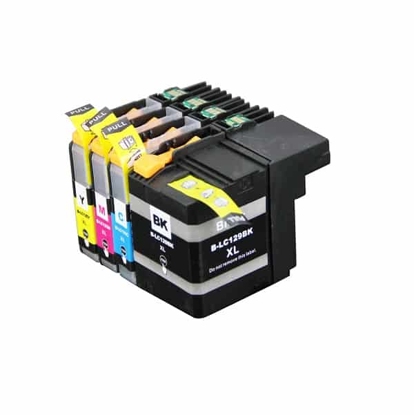 Rabat Sæt   Lc129    125    Farver Bk- - -  Kompatibel Brother Lc129    000 Sider