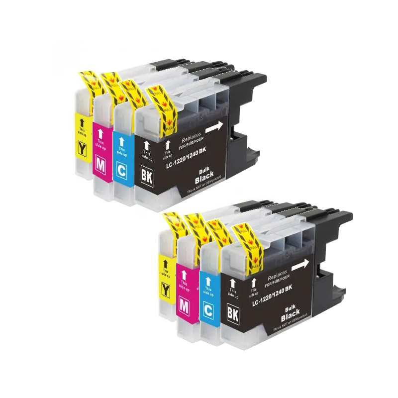 Rabat Sæt   Lc1240       Farver Bk- - -  Kompatibel Brother Lc1240 100 Ml