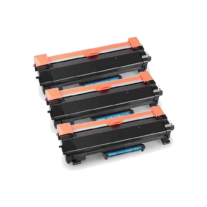 Rabat Sæt    Stk  Tn2420 Sort Toner   000 Sider   Alt Kompatibel Brother Tn2420