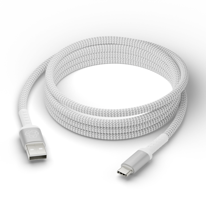 Re-charge Brd Cable Usb-  To Usb-   White    5m