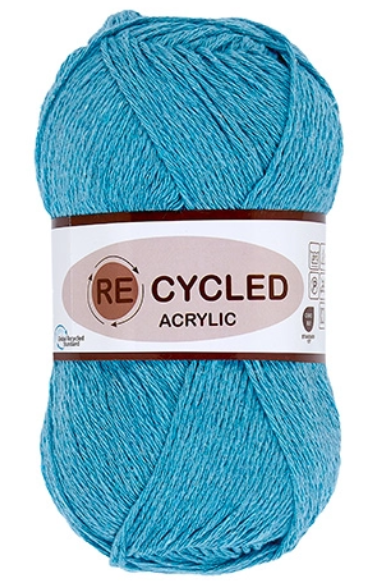 Recycled Acrylic  Frisk Lyseblå  100    Nr  457