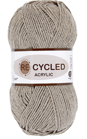 Recycled Acrylic  Lys Gråbrun  100    Nr  791