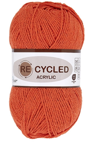 Recycled Acrylic  Orange  100    Nr  41
