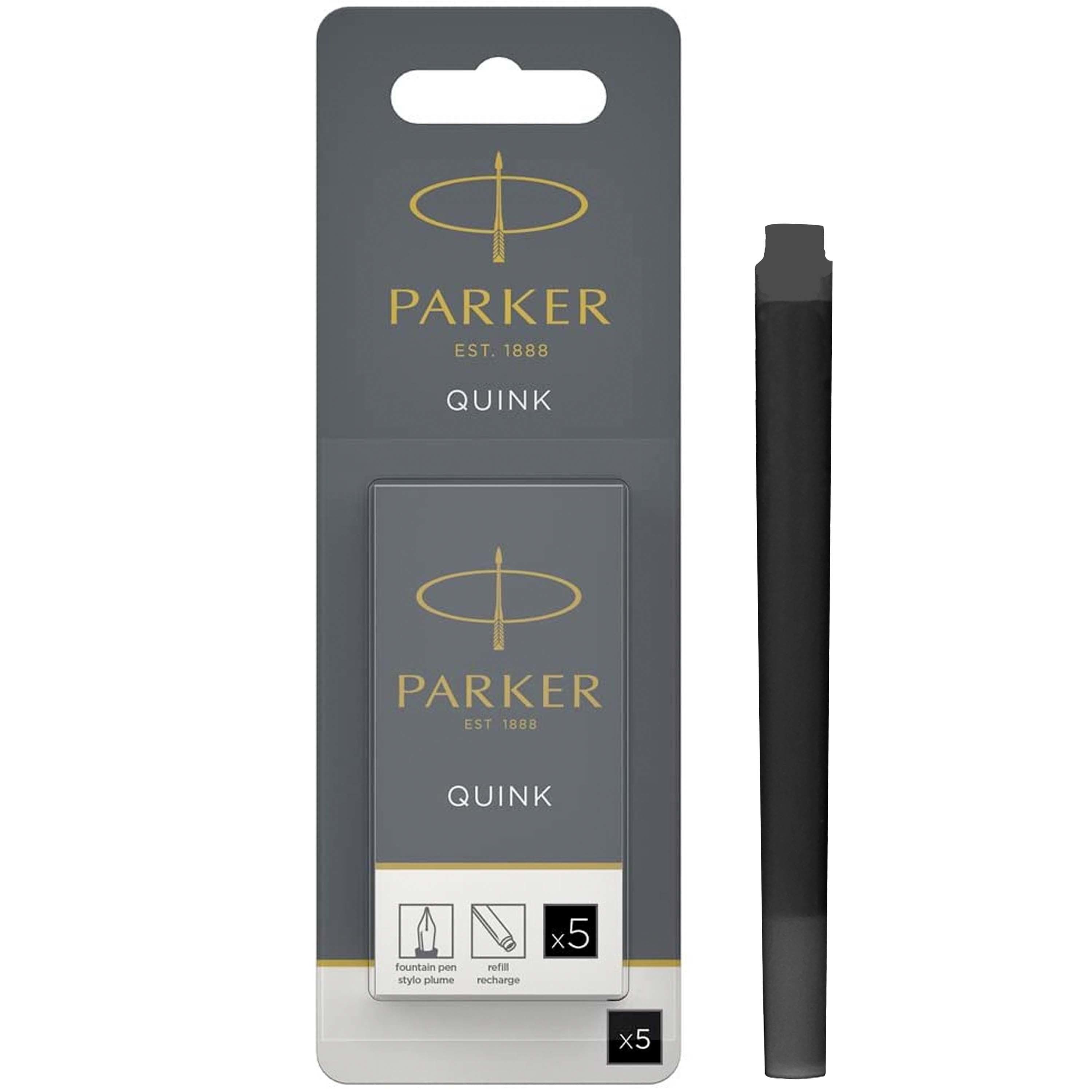 Refill Long Fountain Cartridges Black Ink