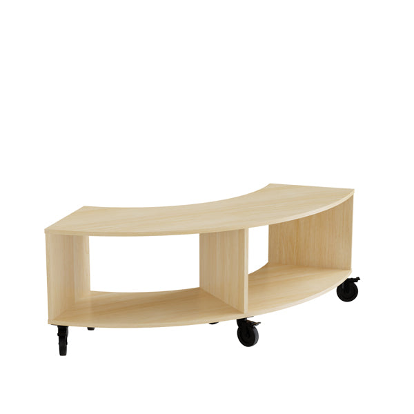 Reol Stig   Birk Laminat  -rum Buet 90  Med Hjul